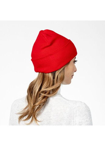 Шапка біні жіноча віскоза червона ЛІВІЯ LuckyLOOK 592-803 (322791029)