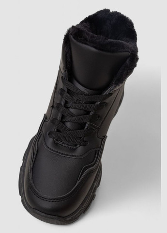 Кросівки жіночі зимові на хутрі 248RDM11 Ager Кроссовки чорні зими (318561203)