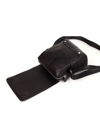 Чоловіча сумка шкіряна 6070-18-1 чорна Eminsa (261481688)