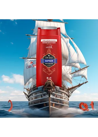 Гель для душа Captain 675 мл (8006540280140) Old Spice (396740871)