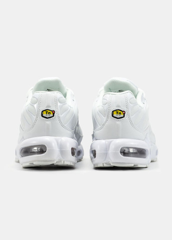 Білі Осінні кросівки чоловічі nike air max tn plus white | найк аір макс тн плюс білі No Brand