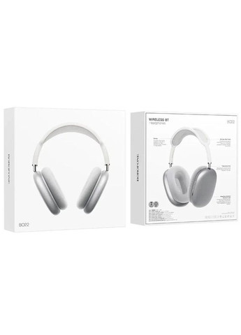 Накладные беспроводные наушники BO22 Elegant Серебряный Borofone (372163086)