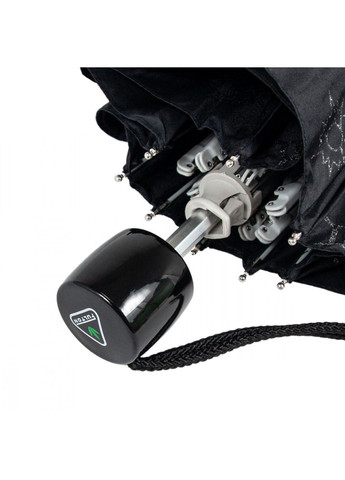 Чорна парасолька жіноча механічна компактна полегшена minilite-2 l354 Fulton середня (302664102)