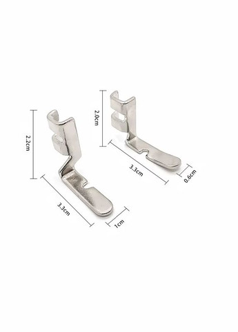 Набір притискних лапок для старих швейних машинок Подолка 4 шт No Brand (330641058)