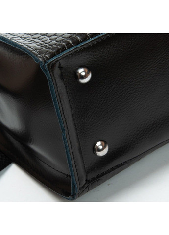 Жіноча шкіряна сумка через плече 9701 black Alex Rai (370766792)