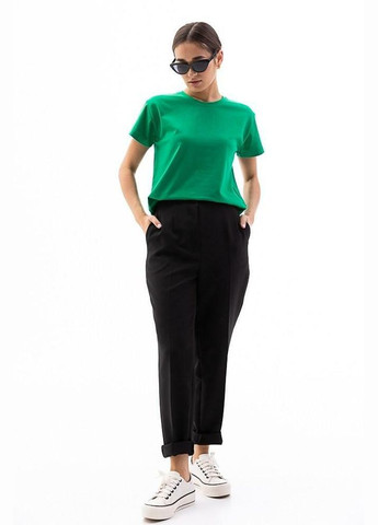 Футболка жіноча базова зелена MKAR32741-5 Modna KAZKA - (336933644)