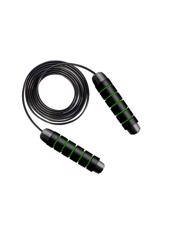 Скакалка скоростная для кроссфита Speed Rope Classic XR-0148 Black/Green Cornix (318867571)