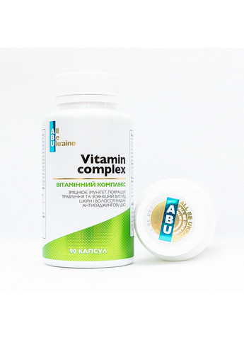 Комплекс Vitamin complex, 90 капсул ABU (All Be Ukraine) (292785601)