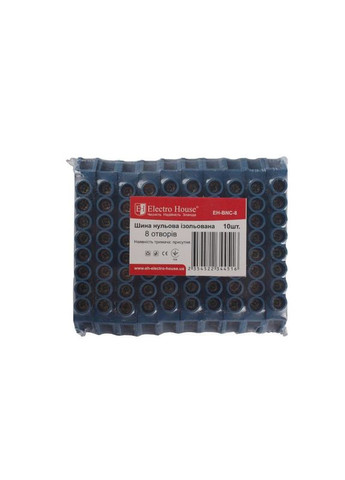 Шина нульова ізольована, 8 отворів Electro House (346089284)