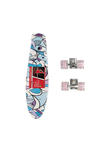 Скейт пенні борд, скейтборд МS0749-13_4, колеса ПУ з підсвічуванням, алюмінієва підвіска Profi (317590609)