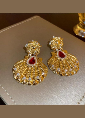 Сережки-гвоздики Морська черепашка No Brand (302396078)