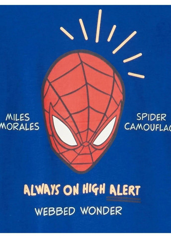 Синий летний комплект (футболка, шорты) Kiabi