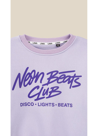 LAWA світшот з принтом для дівчинки p-gb02339 158 см shop (2888000026163) лавандовий