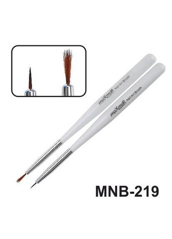 Набор кисточек для дизайна ногтей из 2х инструментов MNB-219 MaxMar (338426410)
