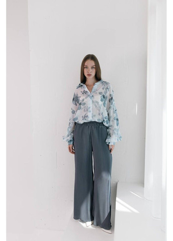 Женский костюм брюки и рубашка модель 244 графит Україна (355890296)