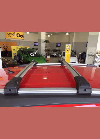 Багажник на інтегровані рейлінги з замком сірий Wingcarrier V2 120 см WingV2-120-uni Erkul (365960405)