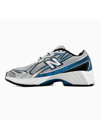Цветные демисезонные кроссовки мужские new balance 740 blue silver нью беланс 740 No Brand