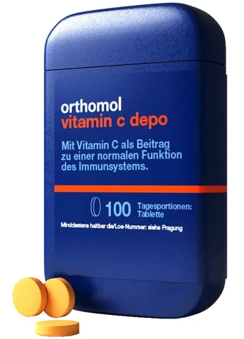 Витамины Vitamin C depo (таблетки) 100 штук на 100 дней Orthomol (280265849)