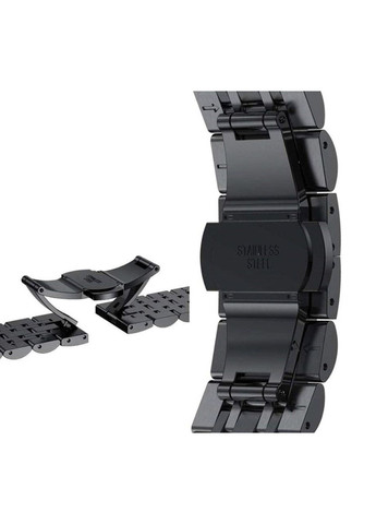 Металевий ремінець Steel Link для годинника Xiaomi Watch S4 - Black Primo (365270872)
