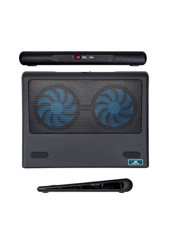 Охлаждающая подставка для ноутбука 5557 black RIVACASE (339082795)