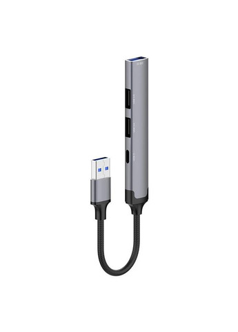 Концентратор СolorWay USB-A 4-в-1 USB2.0х3/USB3.0 (CW-HUB05) Colorway (351559632)