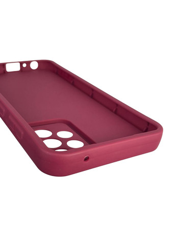 Чехол силиконовый Soft Touch с 3D принтом для Galaxy A52s (SM-A528F) бордовый (Полная защита камеры) Samsung (371652962)