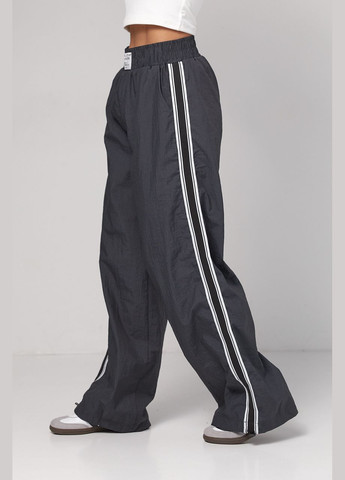 Штаны с лампасами из плащевки 241003 Lurex (292252956)