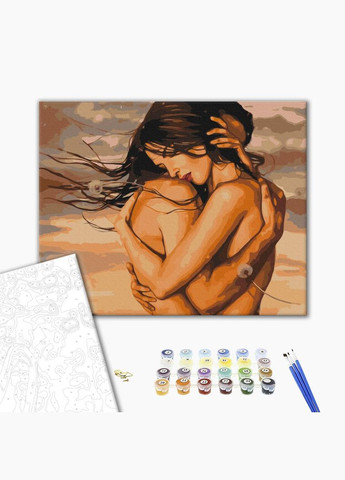 Картина за номерами Обійми в кульбабках 40 х 50 BS52277 Brushme (348359876)