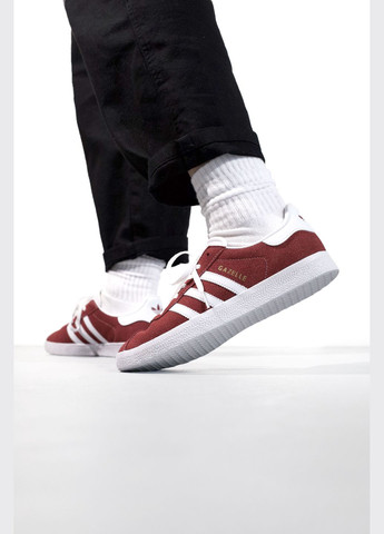 Червоні Осінні кросівки чоловічі і жіночі adidas gazelle red | адідас газель червоні No Brand