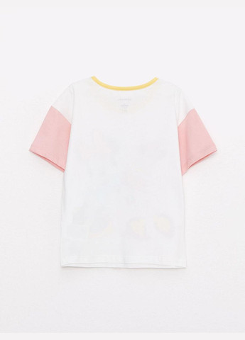 Біла демісезонна дитяча футболка для дівчинки з міні маус disney біла 9-12міс (74-см) LC Waikiki