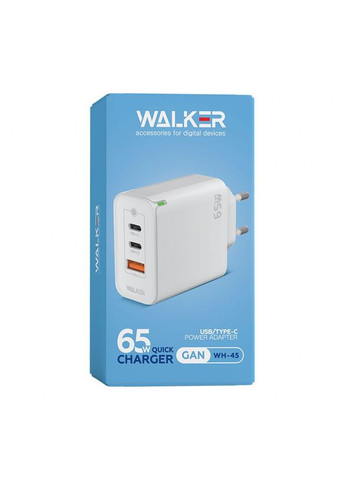 Сетевое зарядное устройство (адаптер) WH-45 65W white Walker (333827556)
