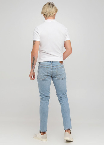 Голубые демисезонные джинсы skinny taper af8831m Abercrombie & Fitch