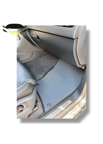 ЄВА килимки салону автомобіля VW 2010 - 2018 / Комплект EVA килимків для фольцваген таурег РОМБ, Фіолетовий Volkswagen Touareg (360947906)