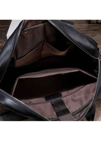 Шкіряна чоловіча сумка для ноутбука та документів Qvant 1000 - Чорна Tiding Сумки для ноутбуків (366889746)