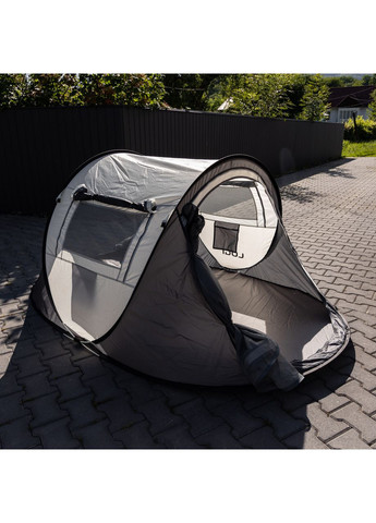 Палатка туристическая 245×145×100 (см) кемпинговая для рыбалки 2 х местная Серый LU-030BE LUGI (370801934)