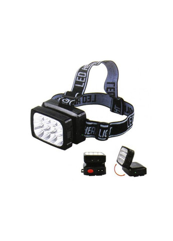 Мощный аккумуляторный фонарь-прожектор с 12 светодиодами и лампа на батарейках В подарок! Watton (338854971)