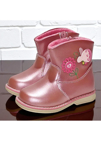 Демісезонні утеплені ортопедичні черевики для дівчинки на флісі Казка L&D (360752920)