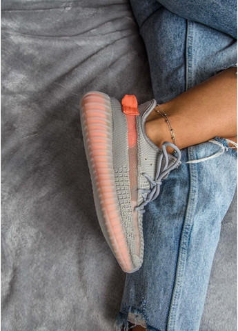 КРОССОВКИ ЖЕНСКИЕ ADIDAS YEEZY 350 V2 TRFRM АДИДАС ИЗИ БУСТ No Brand серые демисезоны (367174203)
