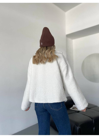 Молочная демисезонная куртка Україна Emmi