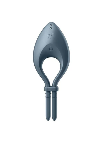 Ерекційне смарт віброкільце ласо з регулюванням розміру Bullseye Dark Blue Satisfyer (383114292)
