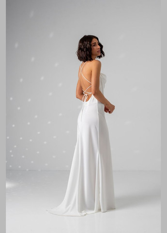 Білий вечірня плаття ODDI однотонна