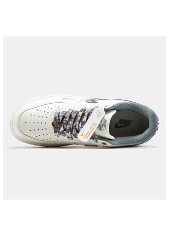 Белые кроссовки унисекс Nike Air Force 1 x BAPE