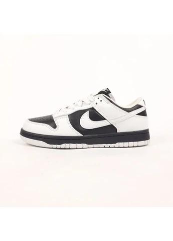 Черно-белые всесезонные кроссовки Nike DUNK LOW RETRO