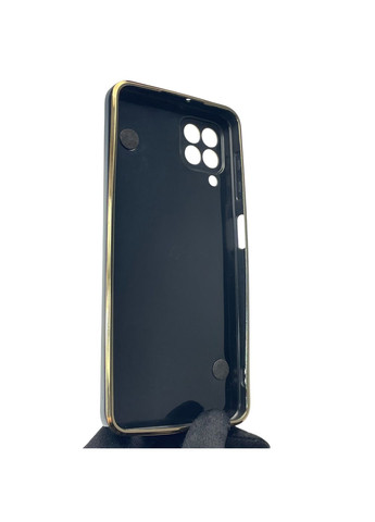 Чехол для телефона Galaxy M32 4G (SM-M325F) женский с ремешком с украшениями и золотой окантовкой на M32 черный gs1 Samsung (366230940)