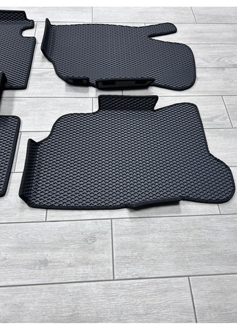 Килимки з бортиками в салон для Toyota / Тойота Хайлюкс 2005+,Чорний Eva Hilux (360617720)