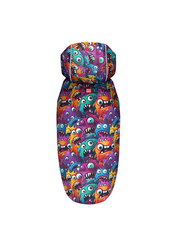 Дождевик-накидка с капюшоном для собак Clothes, "Зубастые монстры", XXS, А 23-26 см, B 30-36 см, С 15-20 см WAUDOG (329745859)