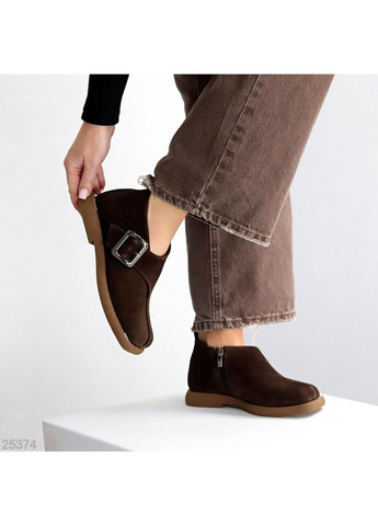 No Brand 🤎 Туфлі “Belle” із натуральної замші коричневий з, — (363058431)