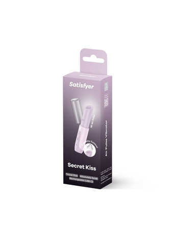 Вакуумный стимулятор Secret Kiss, магнитная технология 3D Air Pulse, 30 режимов, крышечка Satisfyer (334000810)
