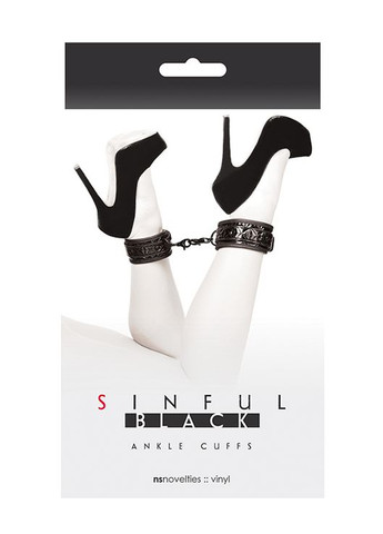 Поножи SINFUL BLACK ANKLE CUFFS Ns Novelties (297130886)