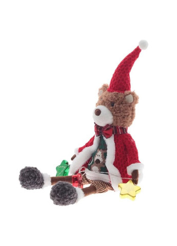 Мягкая новогодняя игрушка Мишка 56 см с гирляндой. Фигурка декоративная с LED подсветкой. BonaDi (362446447)